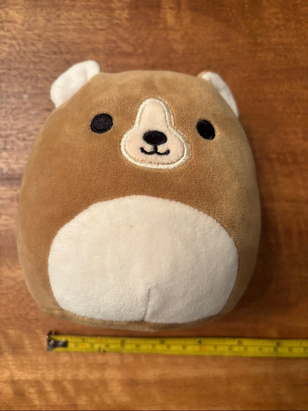 Squishmallows Brown and White Bear Plush